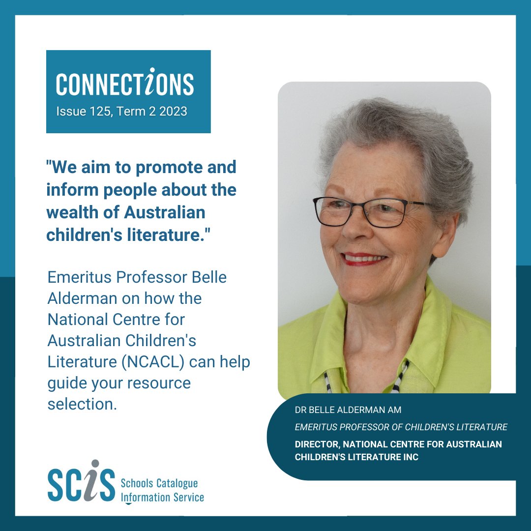scisdata's tweet photo. Finding the right resource in your library can be a challenge. Check out Dr Belle Alderman's article in our latest Connections Issue 125 to learn how the National Centre for Australian Children’s Literature is tackling this issue.
https://t.co/dlOiVPP0yJ
#scis #ncacl #oztl https://t.co/IxpGRgIkFU
