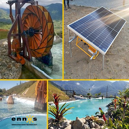 sunlightpump's tweet photo. The #sunlightpump is not only for agriculture: It can also be used for a swimming pool or a water wheel, like in this tourist center 📷 in Costa Rica.
Follow us on our social media for discovering more interesting applications! https://t.co/HjLRbE0JBf