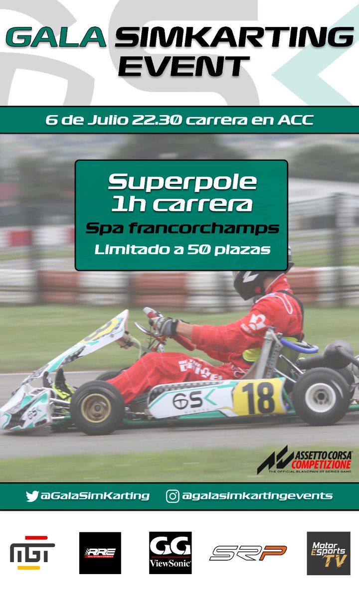 GalaSimKartingEvents tweet media