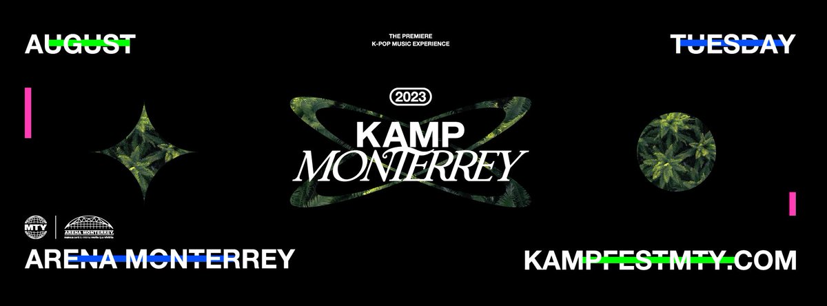 ⭐️⭐️KAMP FEST MONTERREY!!⭐️⭐️

🗓️22 de agosto
🏟️Arena MTY

🌟Baekhyun
🌟Bam-Bam
🌟IKON

#kamp #kampmonterrey #superboletos #arenamonterrey #kpop