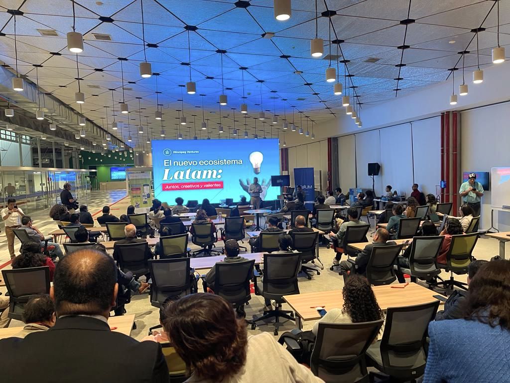 WinnipegVC's tweet photo. ¡Estuvimos en el evento “Think Big, Act Bold: desde LATAM a Perú”!🚀 

@SWEdtechFund, Managing Partner de Winnipeg Ventures habló sobre la importancia de la #educación en la región, la urgencia de aumentar la #productividad de las #pymes y sobre la #sostenibilidad empresarial. https://t.co/3UUPPUDgke
