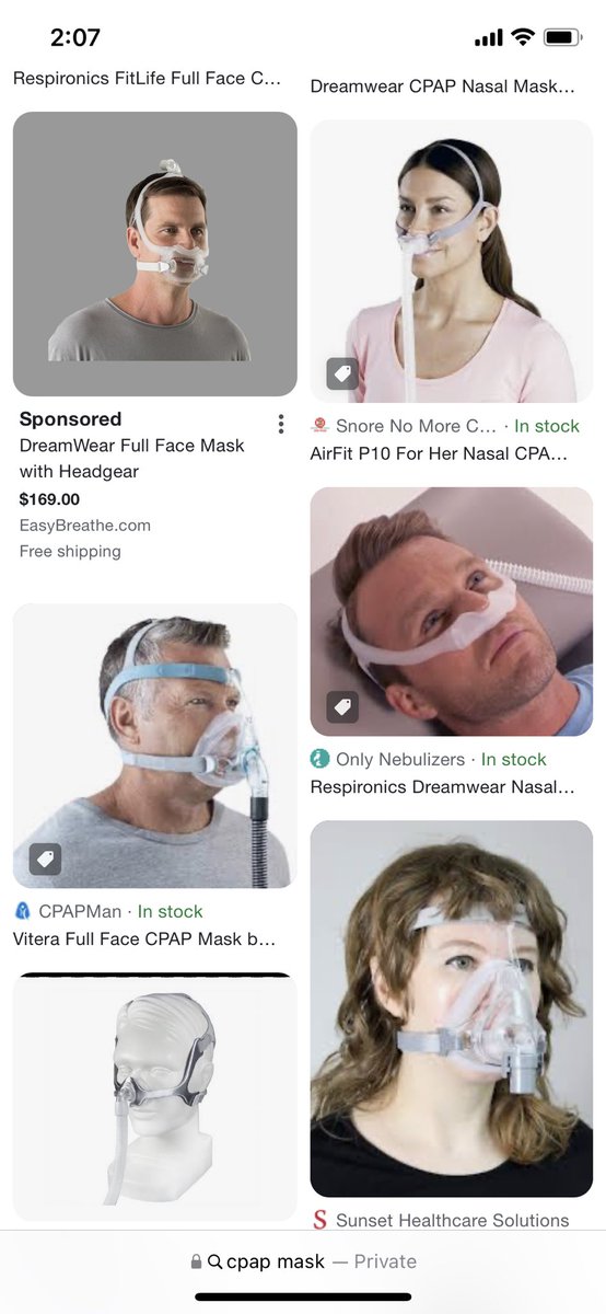 If you google "cpap masks", you can see the models regretting the choices that led them here.