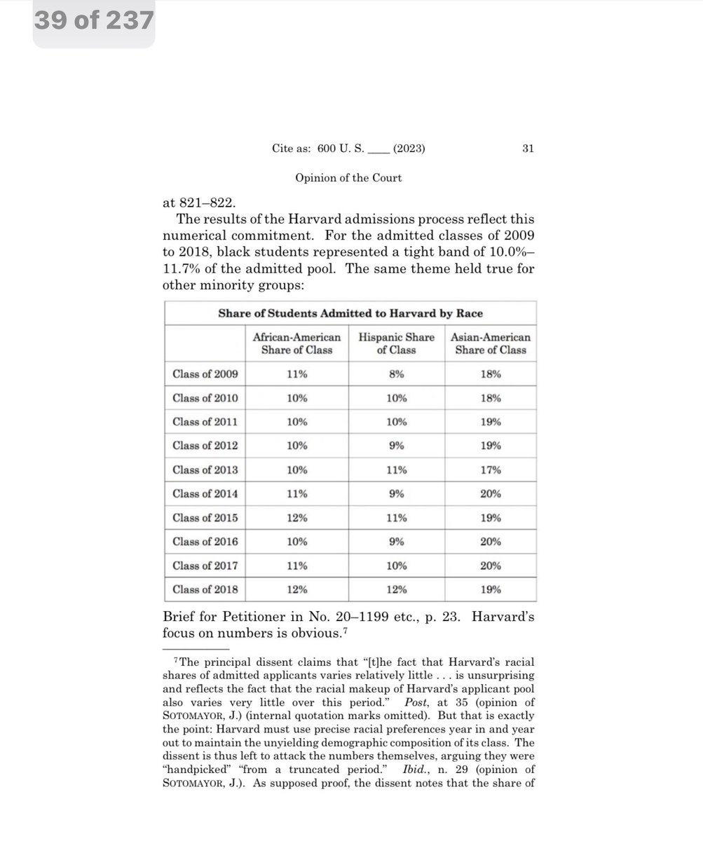 gtconway3d's tweet photo. “Harvard’s focus on numbers is obvious.”  🤷🏻‍♂️ https://t.co/8A0jkDMXyO