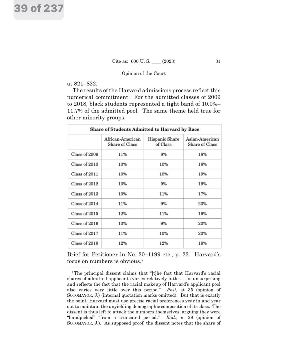 “Harvard’s focus on numbers is obvious.” 🤷🏻‍♂️
