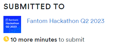abhithory's tweet image. #ChessChain
🎉 Mission accomplished! 
🚀 I&apos;ve successfully submitted the Chess Chain project to @FantomFDN #Hackathon  just 10 minutes before, right before the deadline. It&apos;s been an incredible journey of determination and perseverance. Excited to see how it unfolds! 🤞