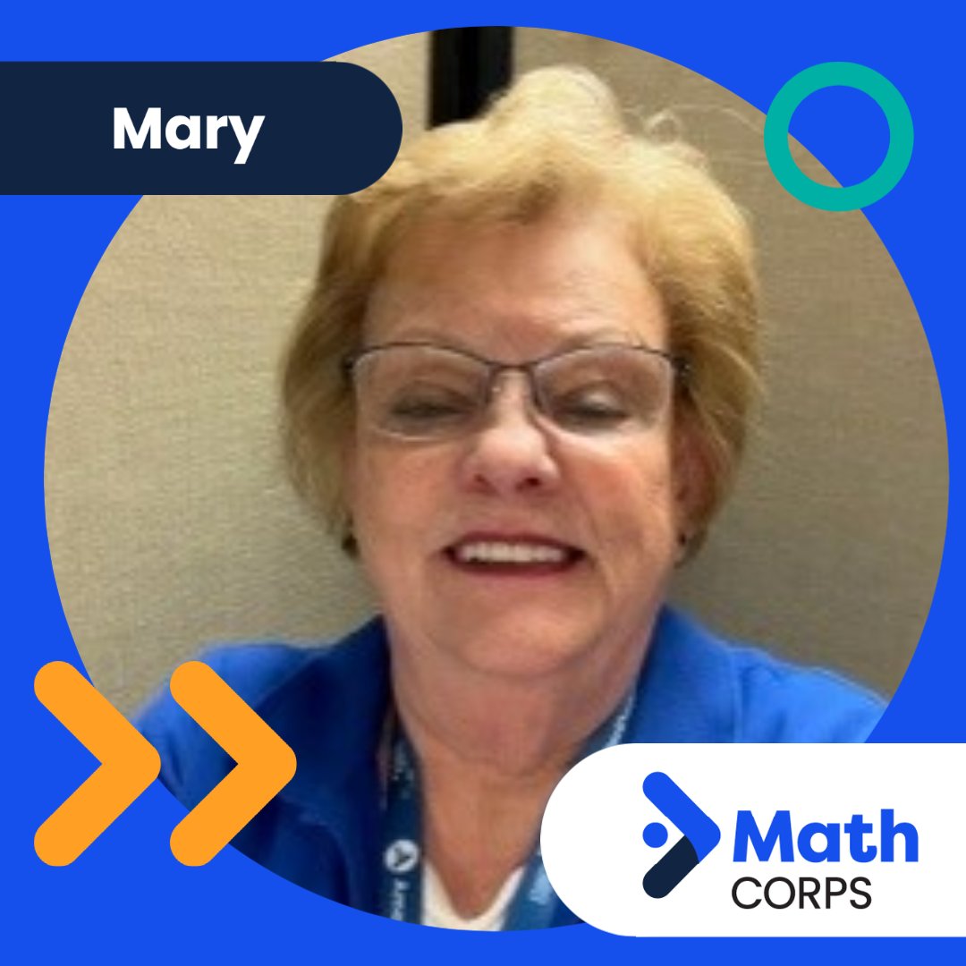 Before serving with Math Corps, Mary was working for the Kids Club at Rippleside Elementary and they suggested she try tutoring. With one term of service completed, Mary is already planning to come back next school year. We are excited to have Mary back in the fall! #MemberMonday