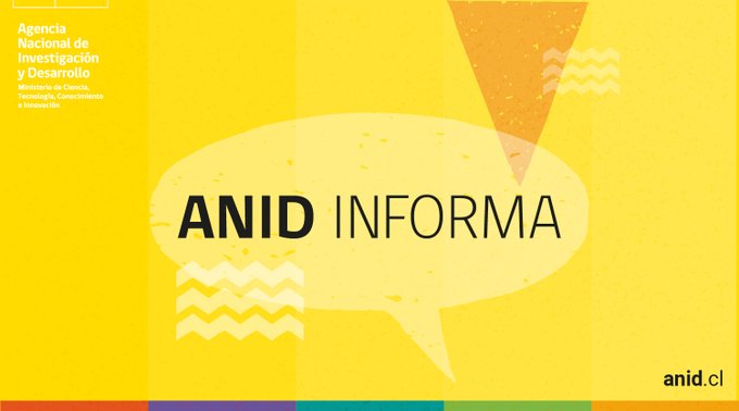 @ANIDInforma a las y los beneficiarios de postgrado (Becas Nacionales y Becas Chile), que no han hecho llegar sus pagarés -en formato papel y firmados- que deben hacerlo a la brevedad.
Esta disposición es obligatoria y se establece en las Bases Concursales de cada convocatoria.
