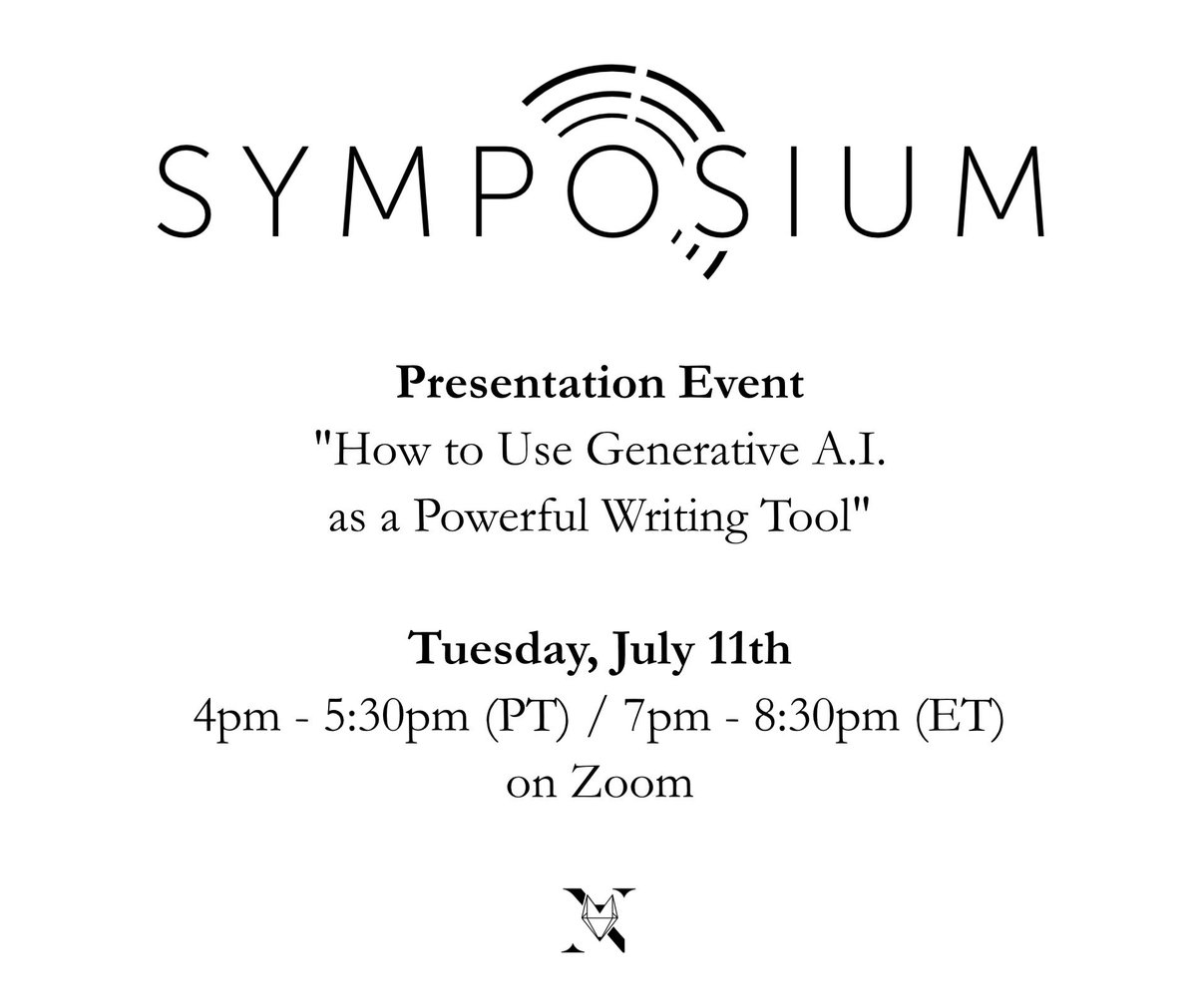 PipelineArtists's tweet image. A.I. isn’t disappearing. 

Should it replace writers entirely? 🙄 No. And in our opinion it can’t.

But—

It can be used to enhance your own writing.

Next week, host Eric Day lays out the opportunities for storytellers, from both a writing and tech POV. 

symposium.pipelineartists.com/how-to-use-gen…