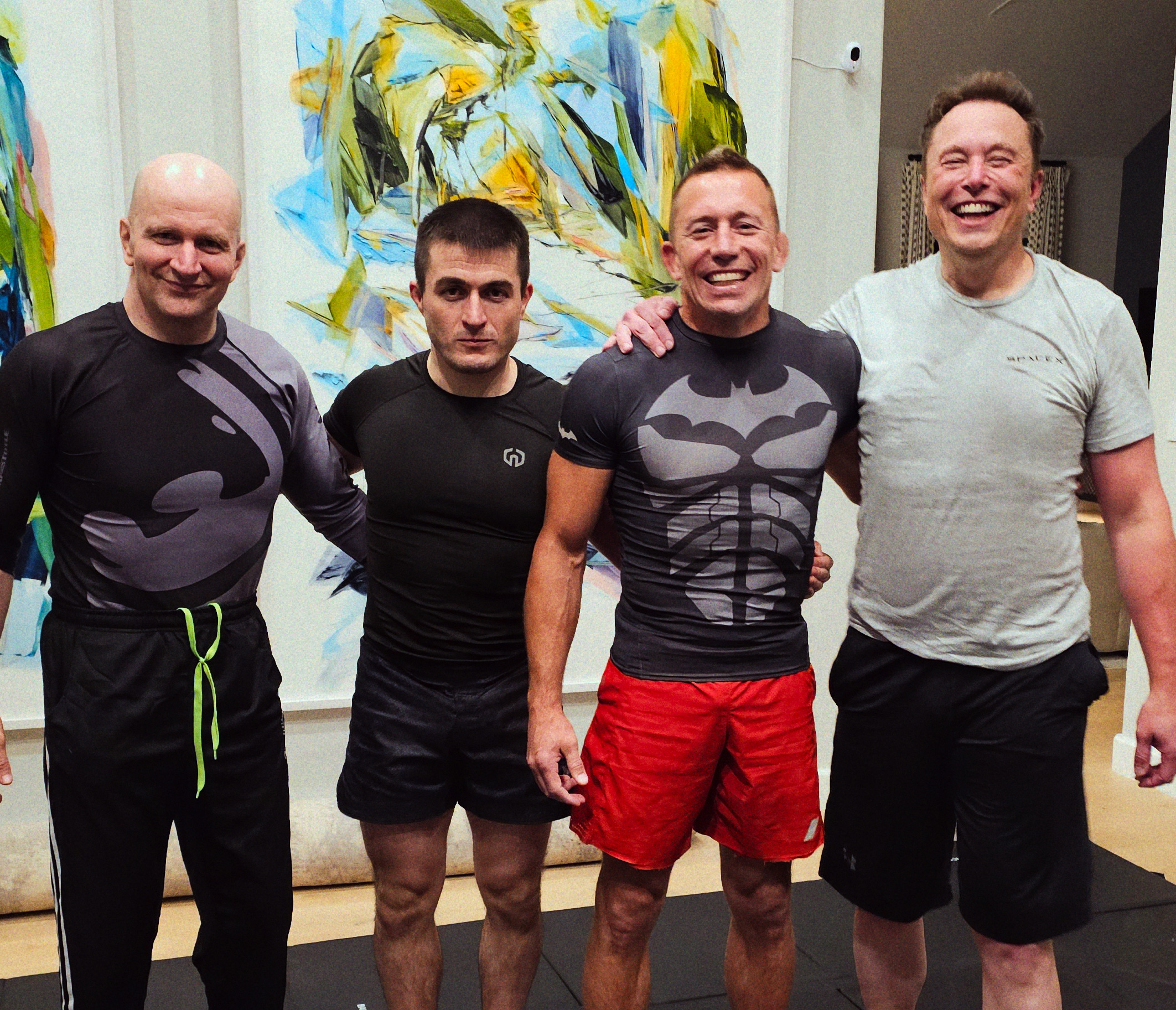 Lex Fridman on X: Had a great training session with @elonmusk,  @GeorgesStPierre, and John Danaher last night. Everything about this was  epic!  / X