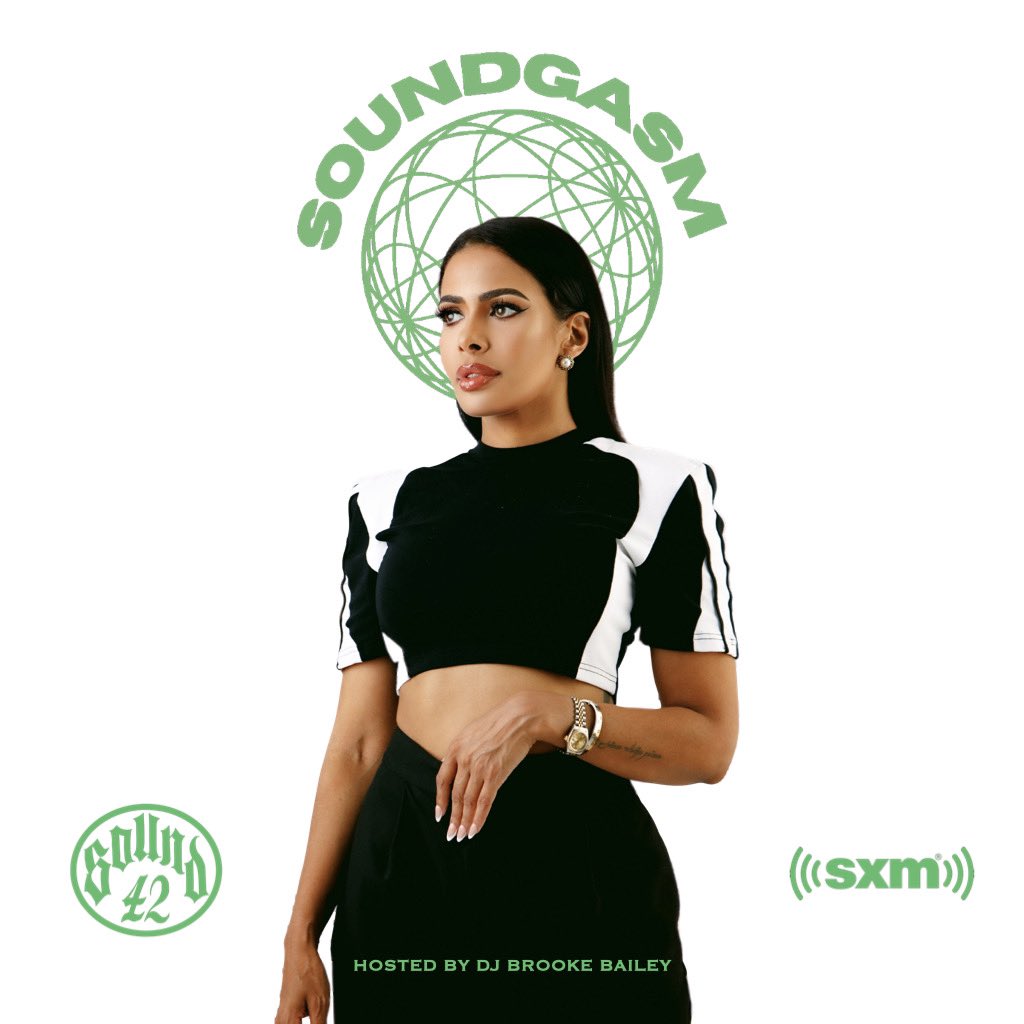 The premiere episode of Soundgasm hosted by <a href="/Dj_BrookeBailey/">DJ Brooke Bailey</a> today at 10PM EST/ 7PM PST on Sound 42 (Ch. 42) <a href="/SIRIUSXM/">SiriusXM</a> OVOSOUND.lnk.to/SOUND42
