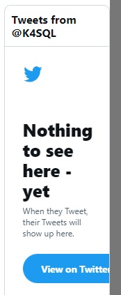 So here's what's showing up now on my blog sidebar: