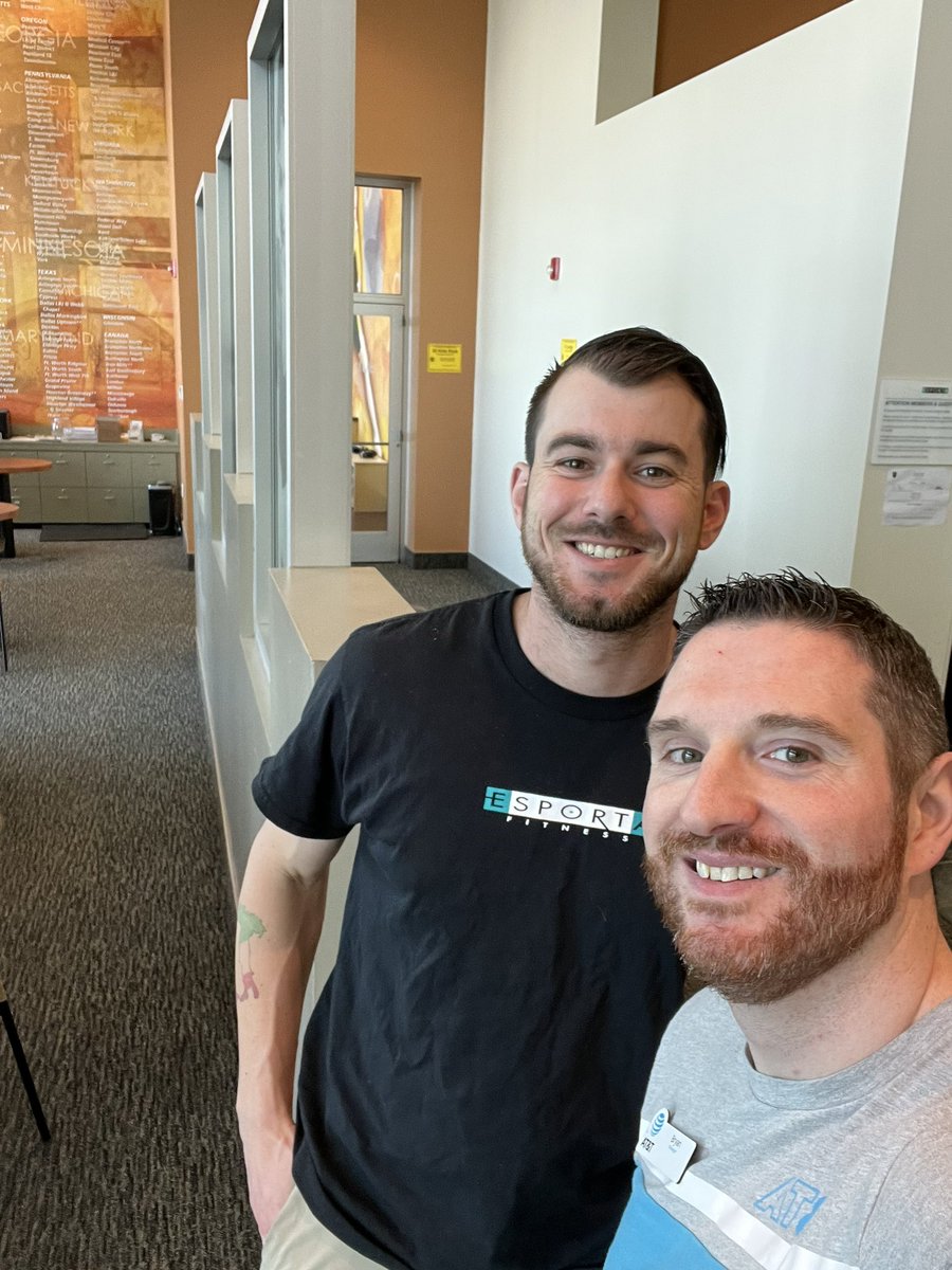 With my guy Louis at Esporta showing that AT&amp;T love come check us out!