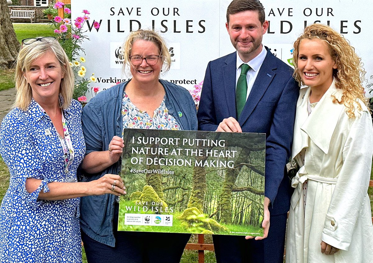 Delighted to speak at the #SaveOurWildIsles reception in the beautiful gardens of Westminster Abbey. 

“Our mission is to ensure that people from all backgrounds have greenery and nature around them with access to parks, trees and wildlife.”
