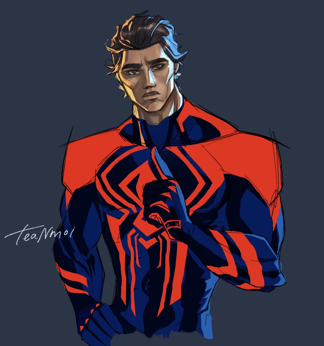 TeaNmoi's tweet photo. His face is so hard to draw😔#MIGUELOHARA #ATSV #atsvfanart https://t.co/6qT6CIm0Dd