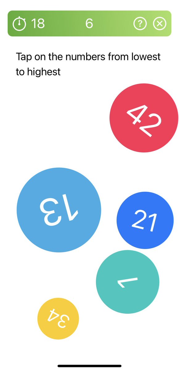 JohnPassfield's tweet image. Number Tap is a new game available in the latest Brainiversity update. Available now for free! #MobileGame #BrainGame

apps.apple.com/au/app/brainiv…