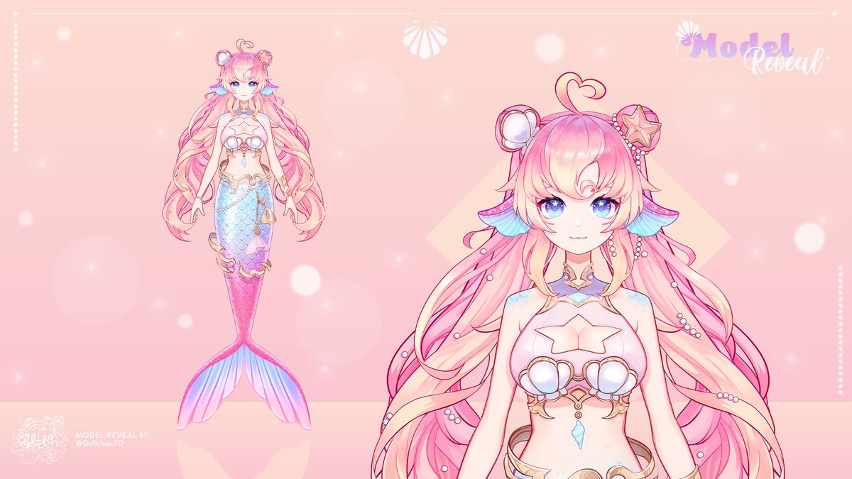 Bluumiie's tweet photo. Even tho it didn’t reach the goal, I really think this model deserves much <3 thank you @flufstars for the amazing job, I can’t tell you how much I’m happy for this, suuuuper in hype! 💙🐬 

Also thank to @Delichan3D for the model reveal graphic🌊

✨ DEBUTING SOON! ✨ https://t.co/VkJduQBU4K