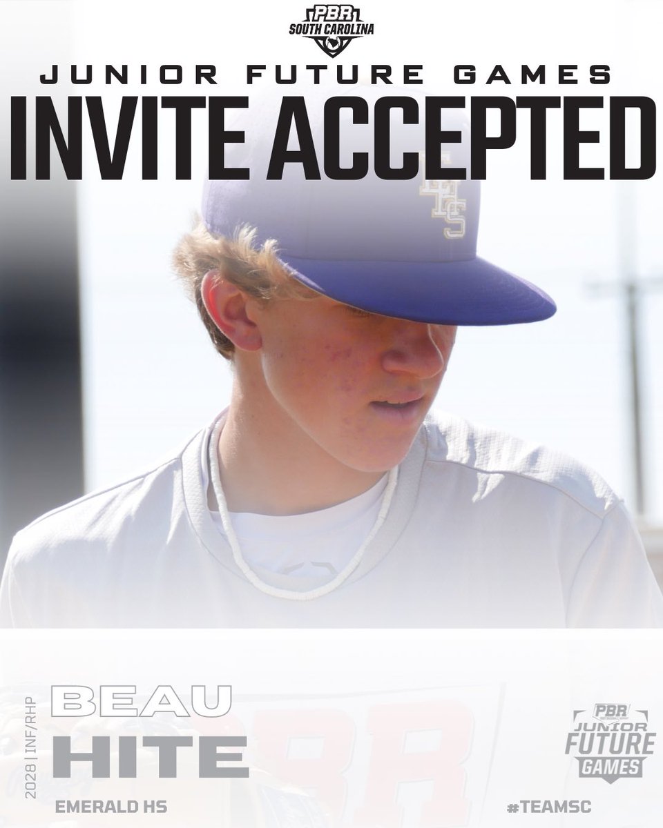 INVITE ACCEPTED 
Welcome to #TeamSC <a href="/beauhite4/">Beau Hite</a> 

Profile: prepbaseballreport.com/profiles/SC/Be…