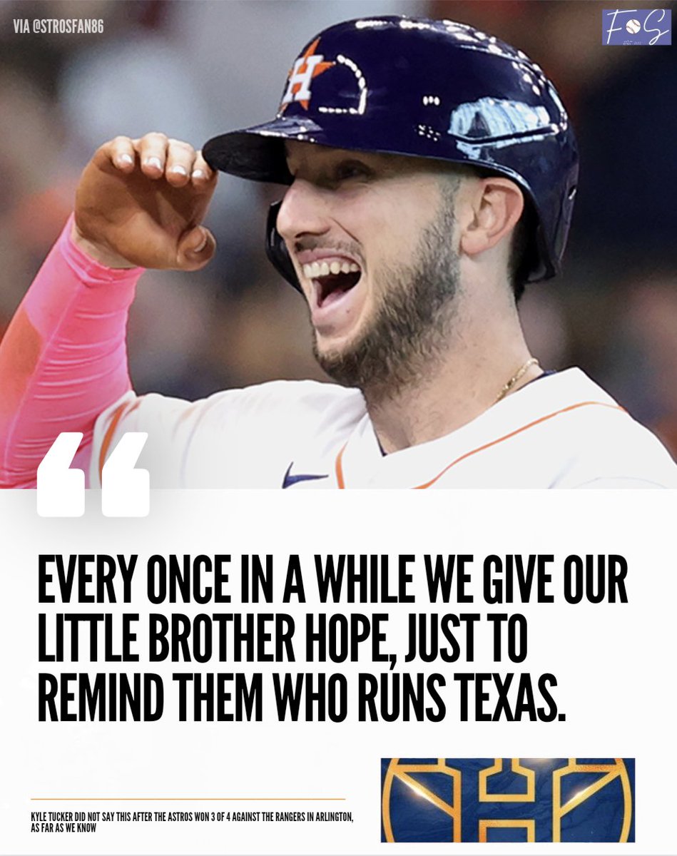 Kyle Tucker did not hold back after the Astros took 3 of 4 in Arlington 😳