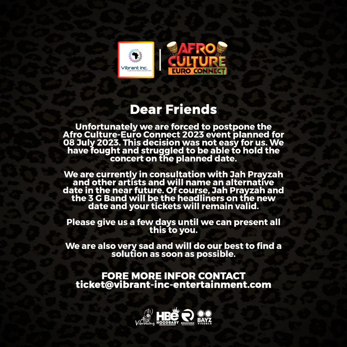 Afroculture Euro connect POSTPONED