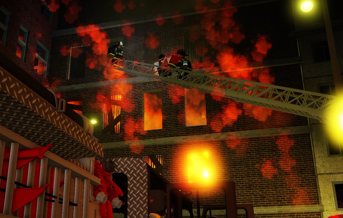 CFD_RBLX's tweet image. CFD on a call, of a Abandoned Apartment Fire. Working very hard to knock the fire down! #ROBLOX #RobloxChicago #RobloxDevs