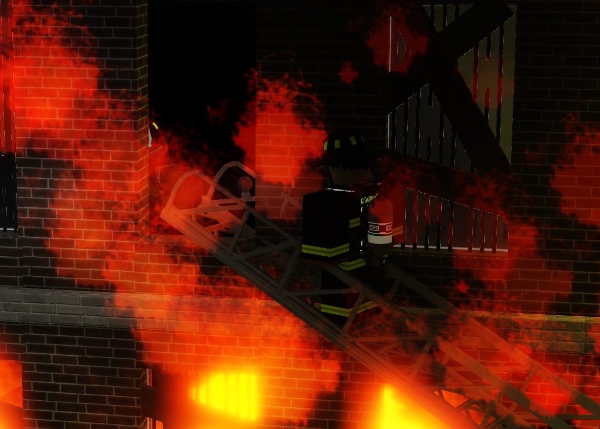 CFD_RBLX's tweet image. CFD on a call, of a Abandoned Apartment Fire. Working very hard to knock the fire down! #ROBLOX #RobloxChicago #RobloxDevs