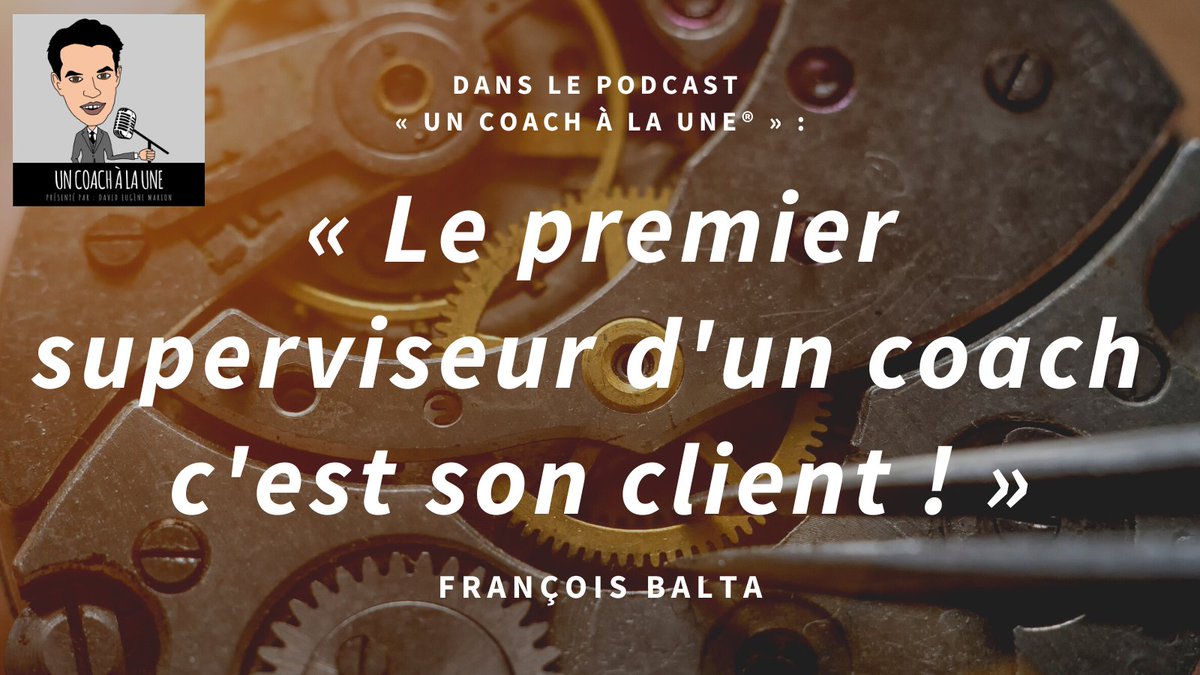 Dans le 26ème épisode du podcast « Un Coach À La Une® », le superviseur François BALTA répond à nos questions sur la systémique coopérative. 

Écoutez l'épisode : tinyurl.com/UCALU26

#LeMédiaDesCoachs #Coaching #coach #supervision