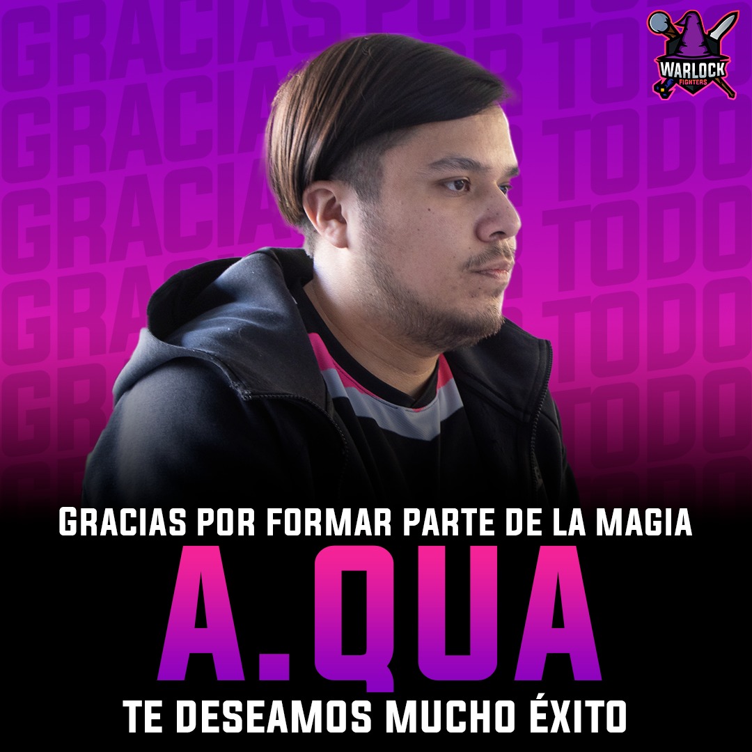 Otro gran representante que emprende a un nuevo proyecto es uno de los jugadores más temidos en bracket <a href="/aqua_diquev/">a.qua (Semi-guided Ghost 👾)</a> parte de la guarida del mago para seguir creciendo competitivamente.

Gracias por tanto! 💪🏽