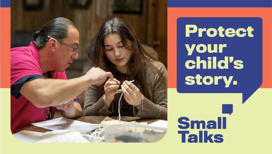 Any caring adult can be a powerful influence in preventing underage #drinking and #SubstanceUse. Start with #SmallTalksWI. Get talk tips at SmallTalksWI.org