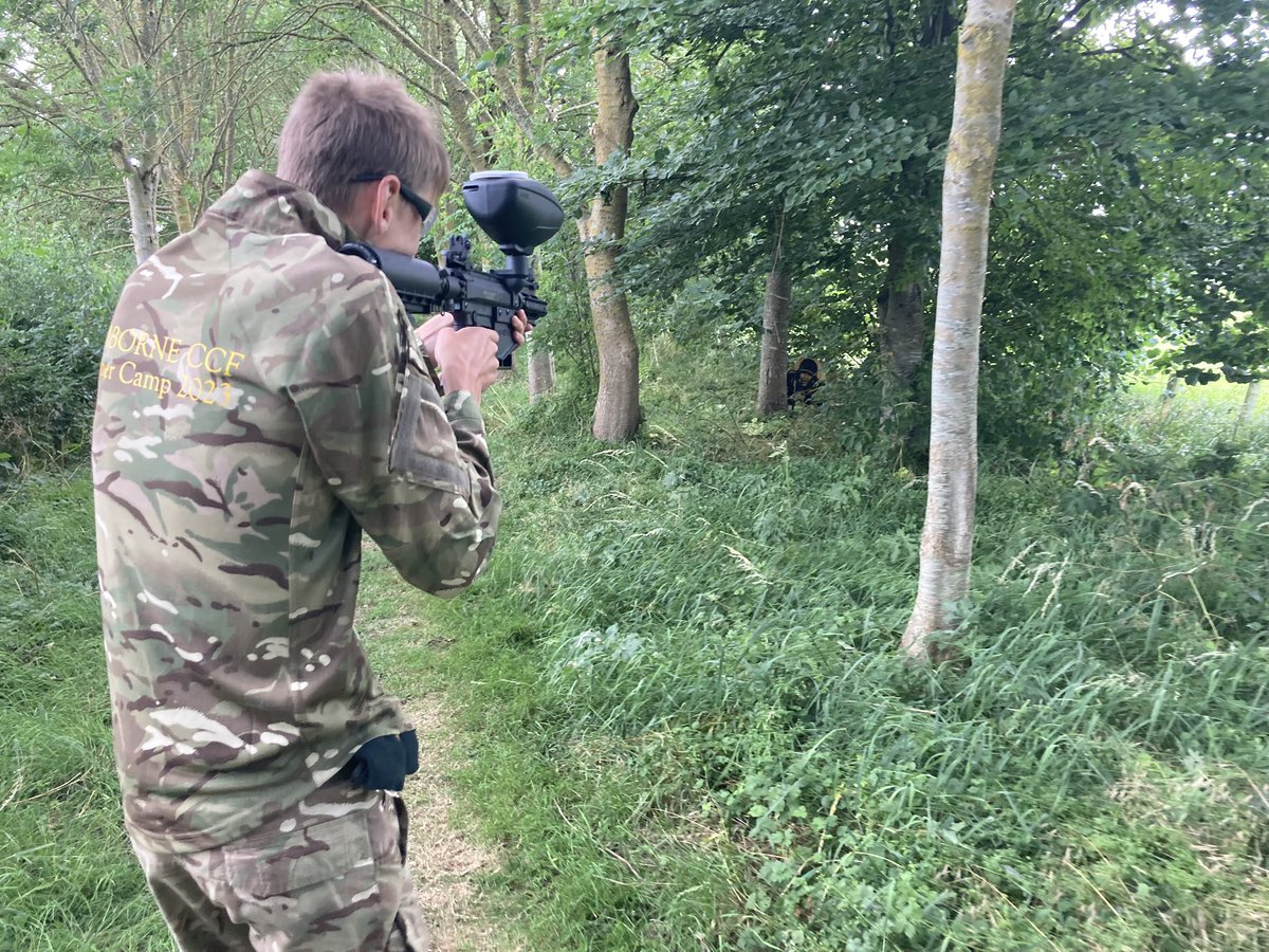 The cadets are having lots of fun on our CCF summer camp.