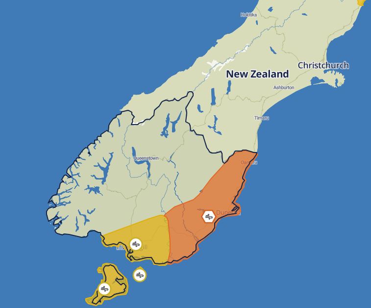 A strong wind warning is in place for parts of Otago. For further details, head over to our Facebook page: facebook.com/OtagoCDEM/