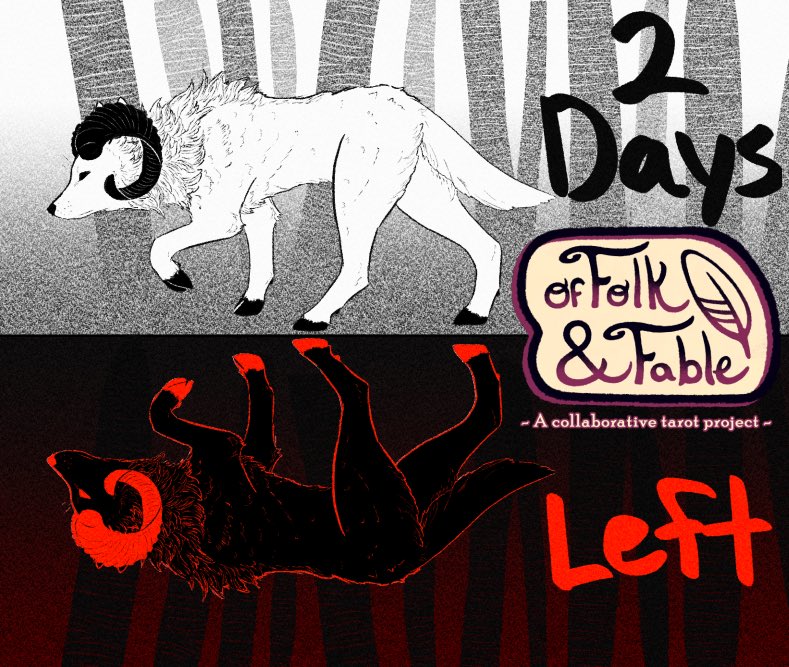 folkloretarot's tweet photo. Just two days remain to get your own copy of the collaborative tarot deck Of Folk &amp; Fable! You won’t want to miss this beautiful collection of folklore and wonder.  🔗⬇️

#tarot #tarotdeck #tarotreading #folkore #creatures #cryptid #monsters #witch https://t.co/YCju2WRgIo