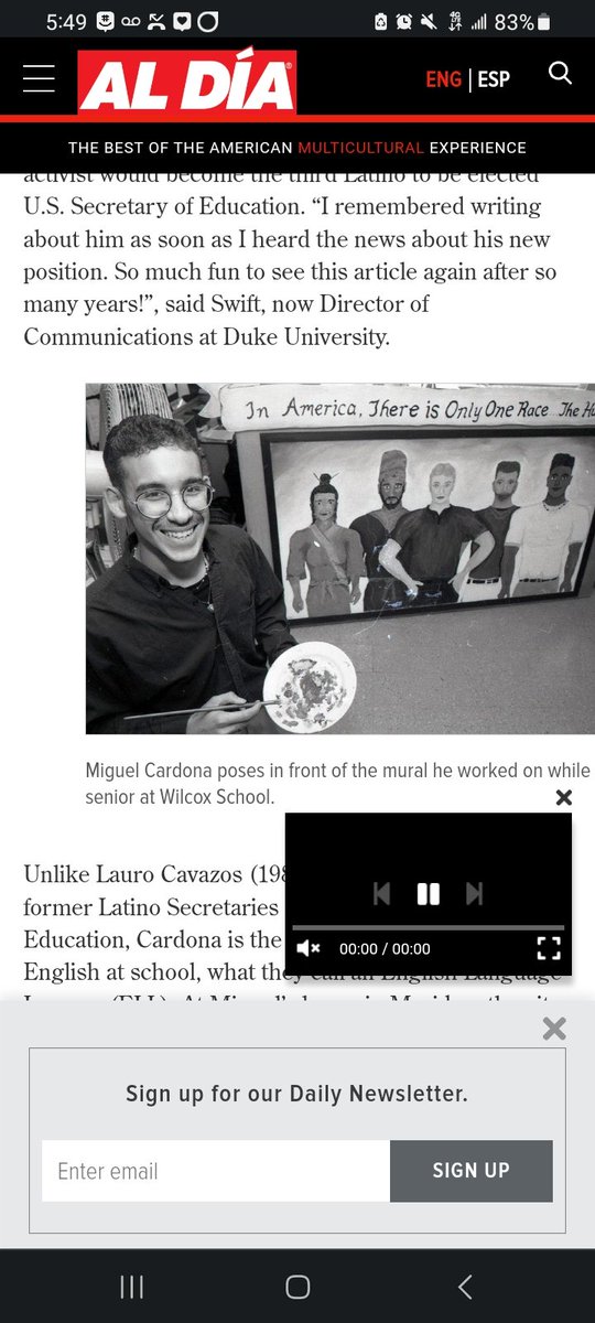 DaraCase's tweet photo. Loving that Secretary Cardona is so invested in the arts... and hearing him speak so passionately! @SecCardona  would love to host you at my school!! https://t.co/Bhi8wB7t0L