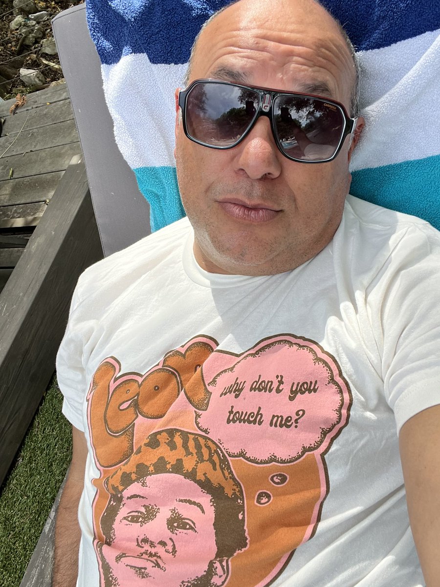 TeamGumball5's tweet photo. Me & my man Leon chilling poolside with some boozy ass Sangria the wife made. Just like soup itβs much better when you let it marinate overnight. #SummerVibes #PoolSzn https://t.co/5KhAEleTJU