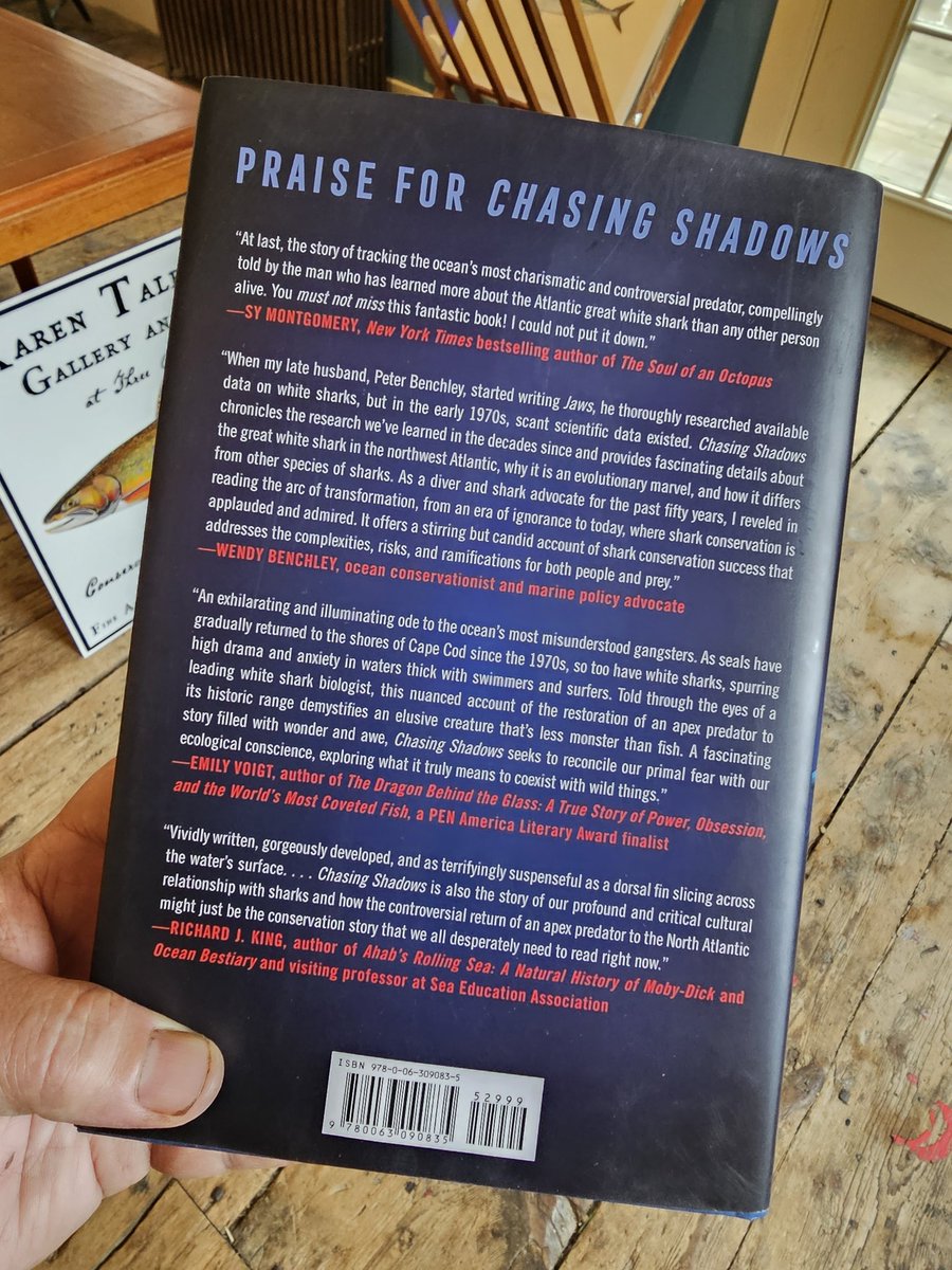 Ret Talbot (@rettalbot) on Twitter photo Nice to see Amazon pick our book CHASING SHADOWS as a BEST OF THE MONTH pick for Bio/Memoir.
<a href="/GregSkomal/">Greg Skomal</a>
<a href="/WmMorrowBooks/">William Morrow</a>
@karentalbotart Nice to see Amazon pick our book CHASING SHADOWS as a BEST OF THE MONTH pick for Bio/Memoir.
<a href="/GregSkomal/">Greg Skomal</a>
<a href="/WmMorrowBooks/">William Morrow</a>
@karentalbotart
