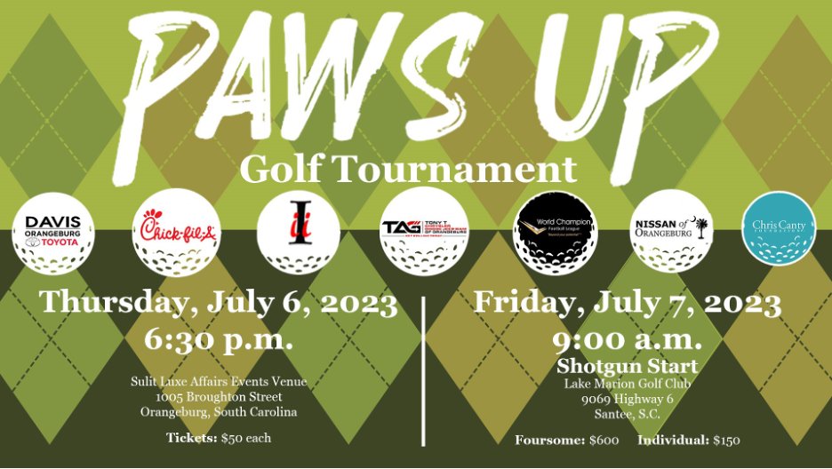 PAWS UP Golf Tournament conta.cc/3JEL4nC
