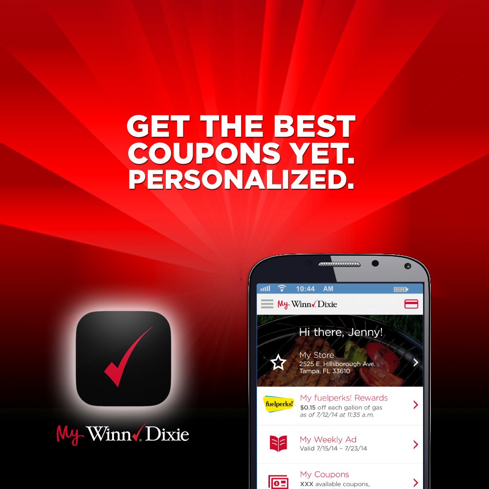 ItsaWinnWin's tweet photo. Shop &amp; Winn on the 4th of July with the My Winn-Dixie App Find it in the app store or Google Play! And try out Winning Delivery! "Winn!" https://t.co/MClcec1opk