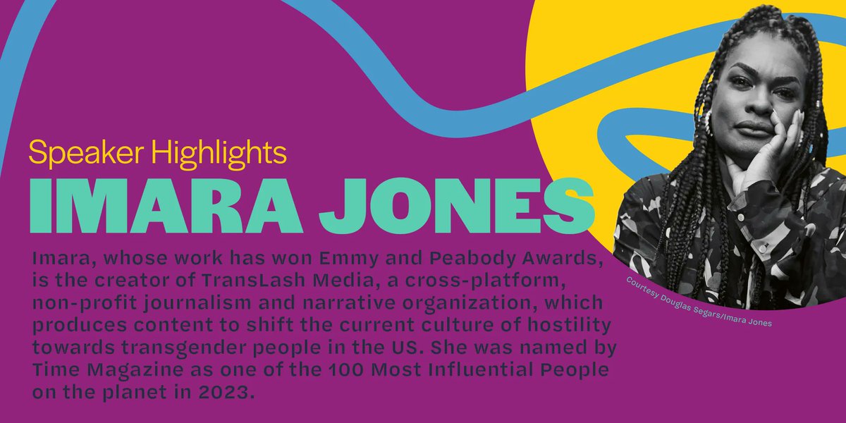 We are thrilled to introduce journalist, activist, and creator of @translashmedia, @imarajones as one of the amazing speakers at our upcoming conference! Learn more at buff.ly/3XFmusK. #22CI #22CI2023