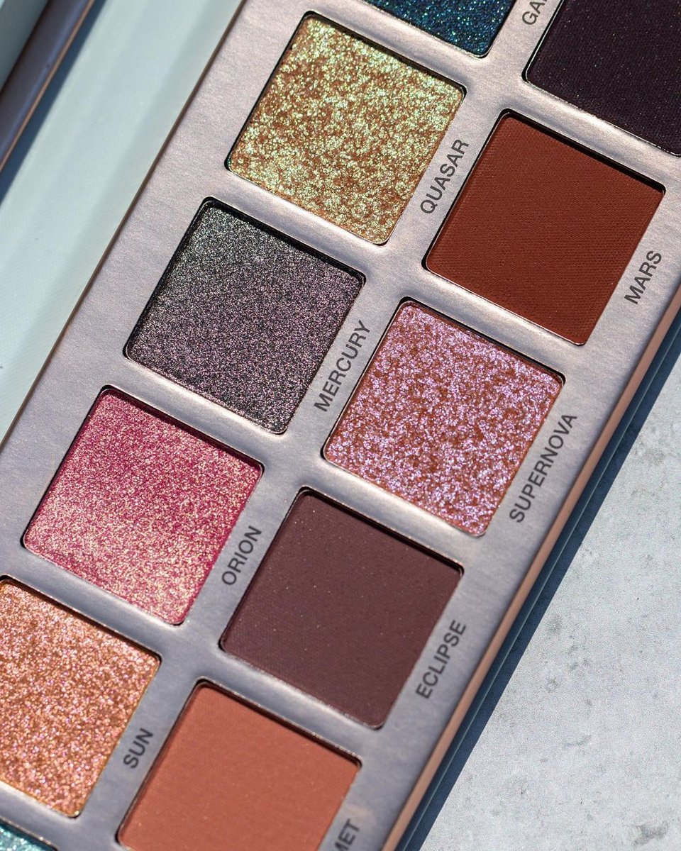 ABHcosmetics's tweet photo. #ABHCOSMOS makes the whole place shimmer 🤩✨ Drop a 🛸 if you added our newest palette to your collection! 

📸: @goforsimplicity (she/her) https://t.co/uD6rs1oh4P