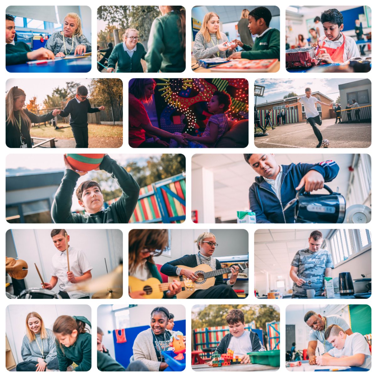 ForestAppAcad's tweet photo. What a great year!🌟Reflecting on experiences filled with smiles😊, triumphs🏆, and joy💫 at Lime Academy Forest Approach. Each snapshot underscores our community's resilience and spirit. Here's to more unforgettable moments in future! 🎉#LimeAcademyForestApproach #TermHighlights https://t.co/wxckp85nSB