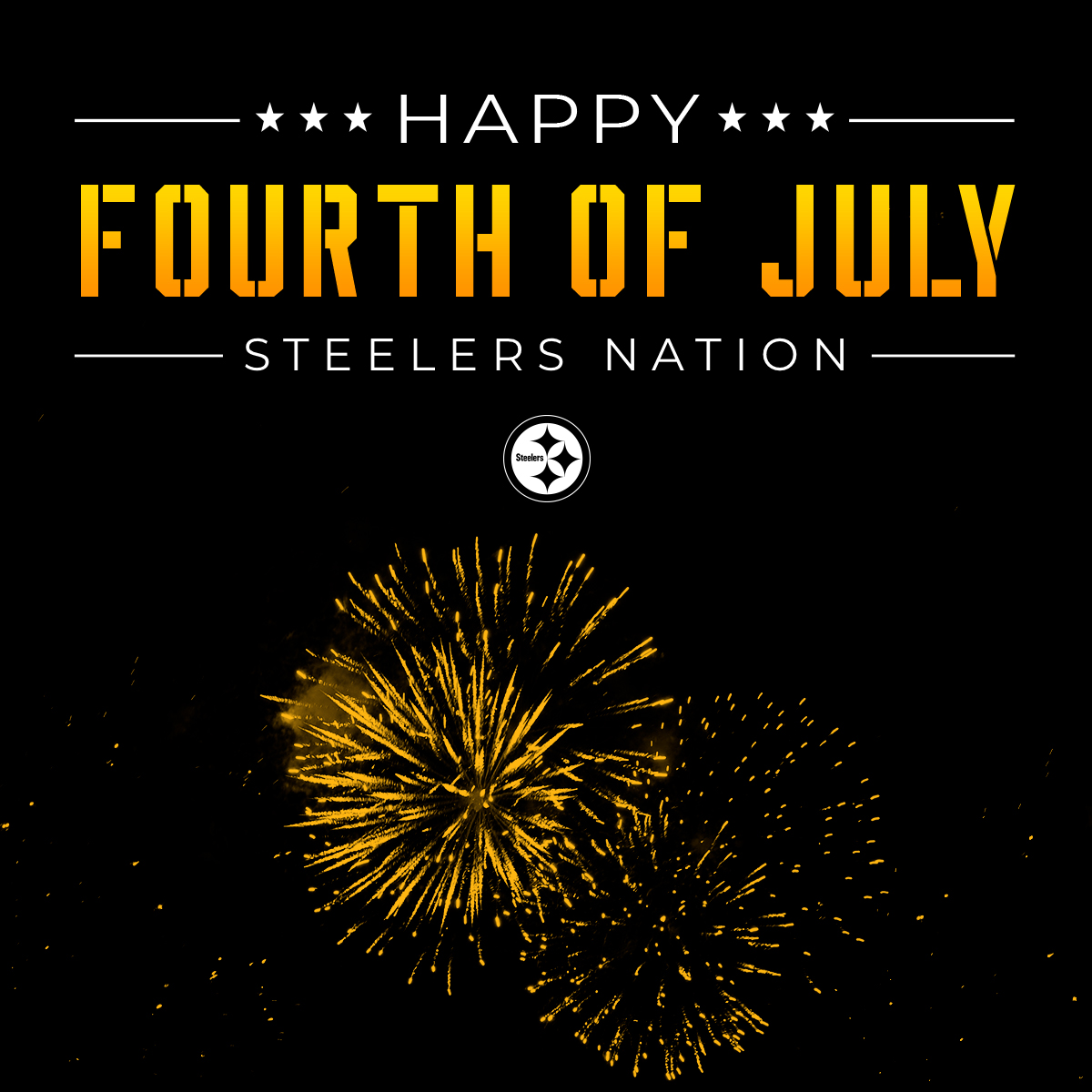 Happy Fourth of July, #SteelersNation 🎆🎇