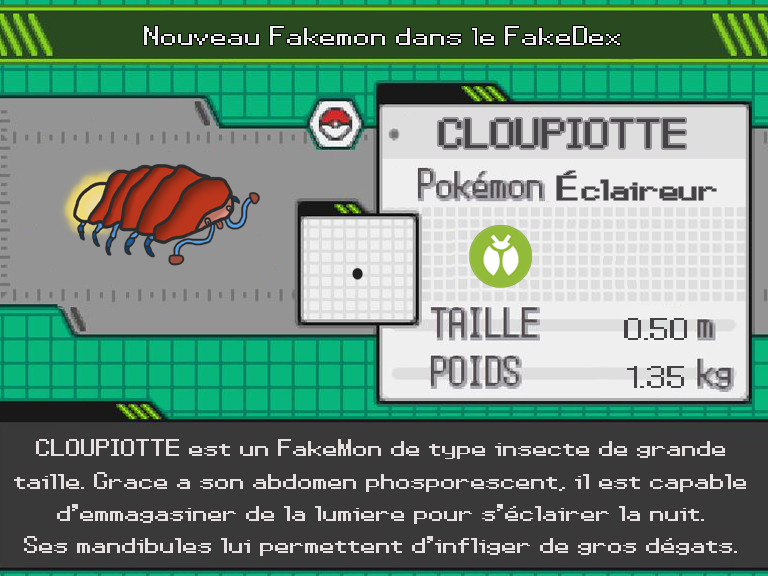 Tomisy_Sh's tweet image. FAKEMON #6 - TYPE INSECTE - CLOUPIOTTE 🪲