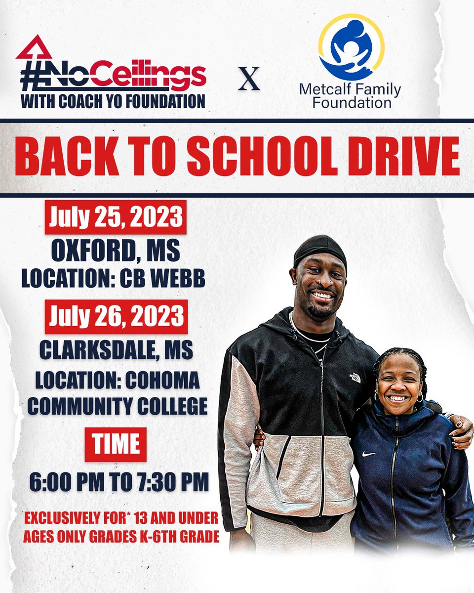 🚨🚨🚨🚨 I am excited to partner with a real life superhero to give back‼️ This is part 1 of many events that my foundation will be having and I look fwd to doing this annually! #NoCeilings