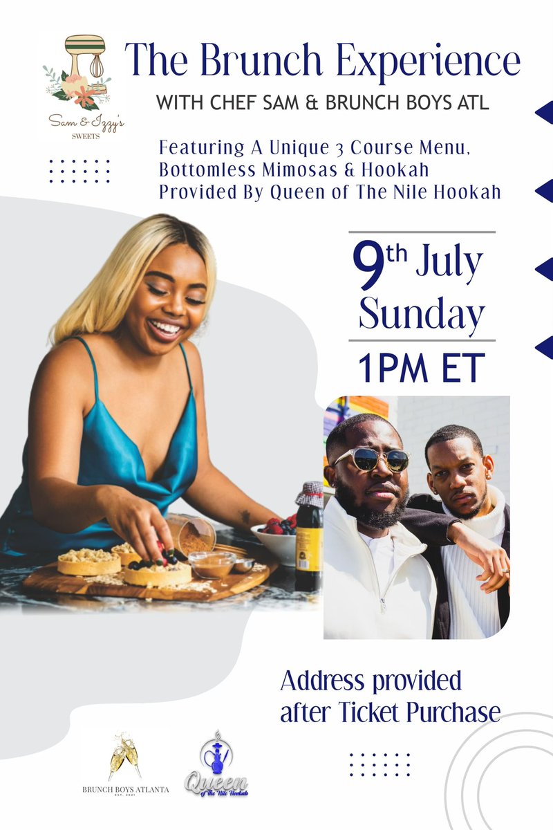elbrunchboy's tweet photo. Y'all come out to the first ever Brunch Experience! This my SIDE HUSTLE, let's getttttttt itttttt! https://t.co/LnJVK6u8Ba