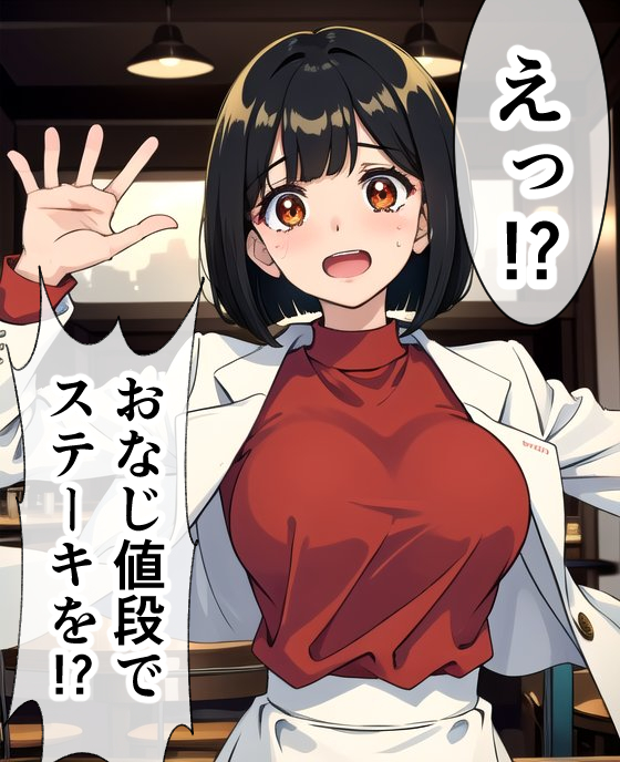 女医ちゃんの細かすぎて伝わらないモノマネ 
「自分で言ったことを忘れるグルメマンガ」(2/2) 