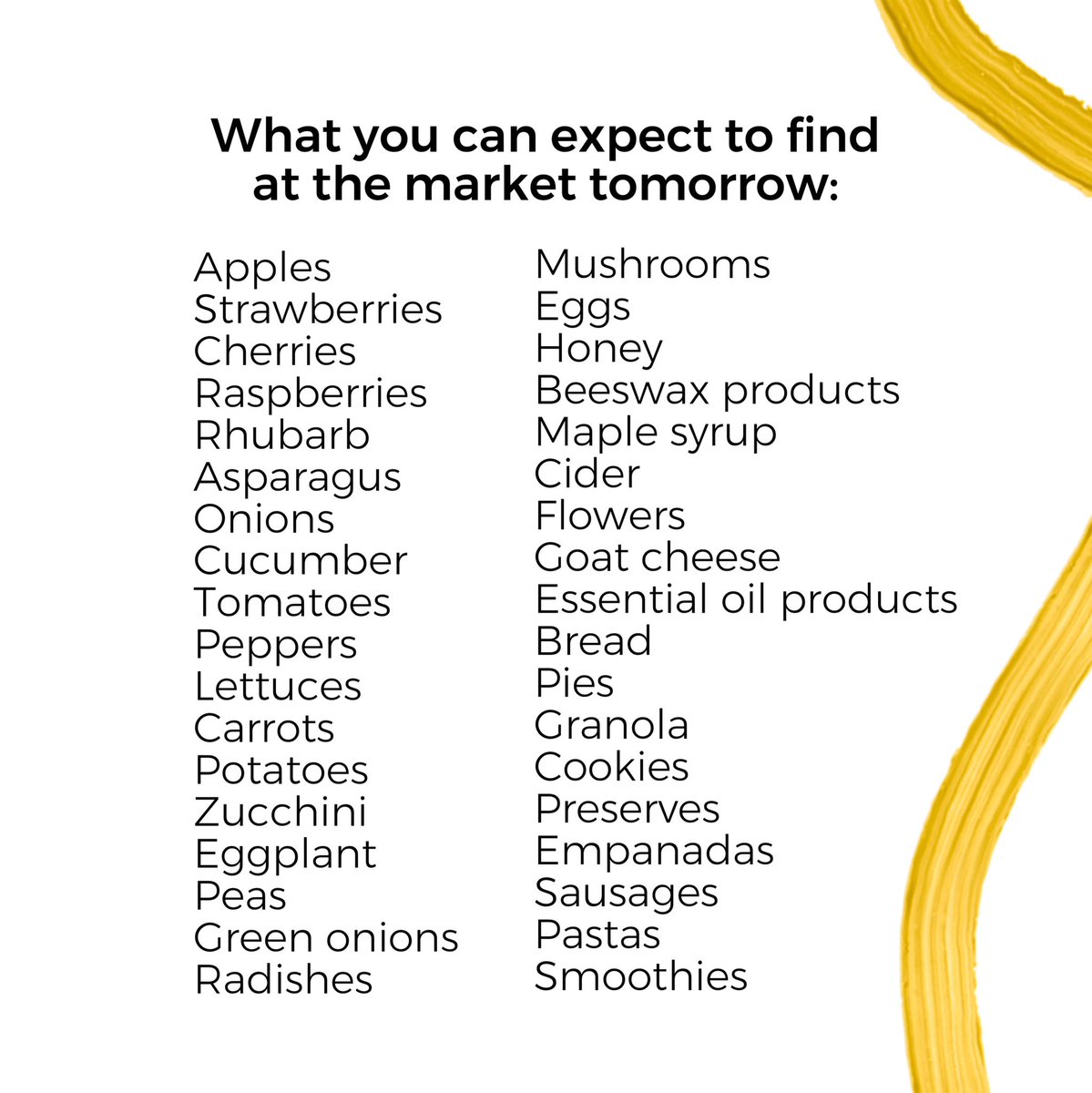 Tomorrow, TUESDAY, JULY 4, is market day! Find delicious local produce and so much more at the East York Civic Centre from 8am to 2pm, rain or shine!