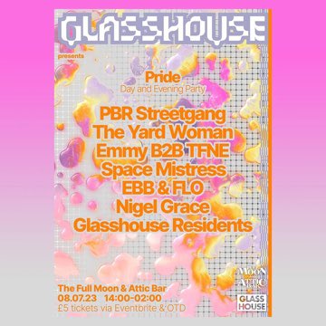 Very Excited to be back in Bristol this Saturday for Pride , honoured to be the guest at the Glasshouse party