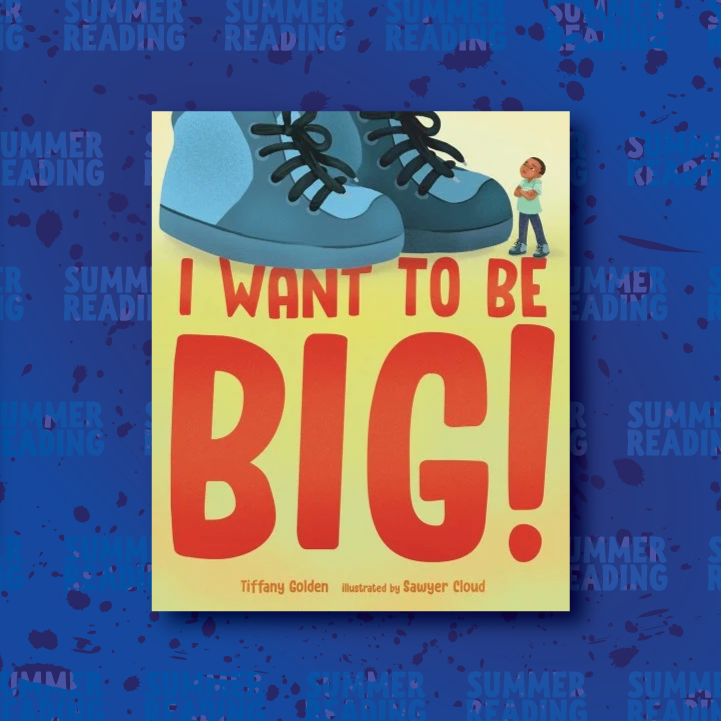 A boy's wish starts out as an adventure of fantastical grown-up fun but becomes a huge problem when he grows into an actual giant. By <a href="/MsTee13/">Tiffany Golden</a> and illus by @SawyerCloud . (<a href="/PageStreetKids/">Page Street Kids</a> ). Check this and more titles out here #greatsummerreadingguide : nwbooklovers.shelf-awareness.com/summer-reading…