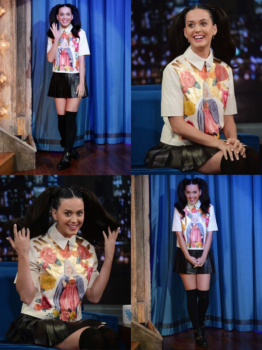 RT @perrysafeplace: katy perry on the tonight show with jimmy fallon, 2013 https://t.co/9kWER7NSn1