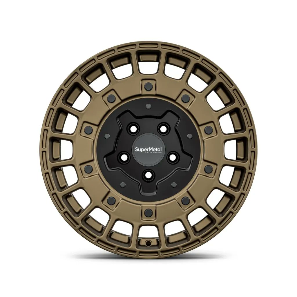 ThePapaCars's tweet photo. The Supermetal Rig is now available on our site!
Here is the Matt Bronze version.
A multi-spoke, 18x8", 955kg load rating wheel. Direct fit VW Transporter T5/T6, Crafter, Amarok, Ford Transit etc.
#supermetalrig #bronzewheels #vanwheels https://t.co/MLsOV9s6YF