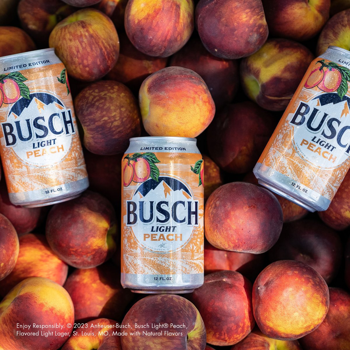 KingBeverage's tweet photo. Coming soon to Washington State! 🍑🍻

#EnjoyResponsibly #buschlightpeach https://t.co/5ouCVwX4LU